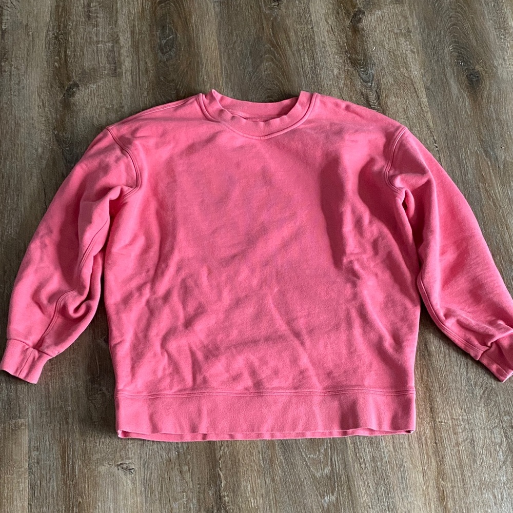 lululemon athletica Pink Crewneck Sweatshirt